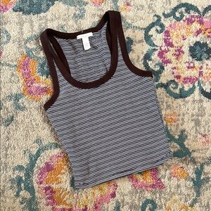 Full Tilt Striped Tank Top